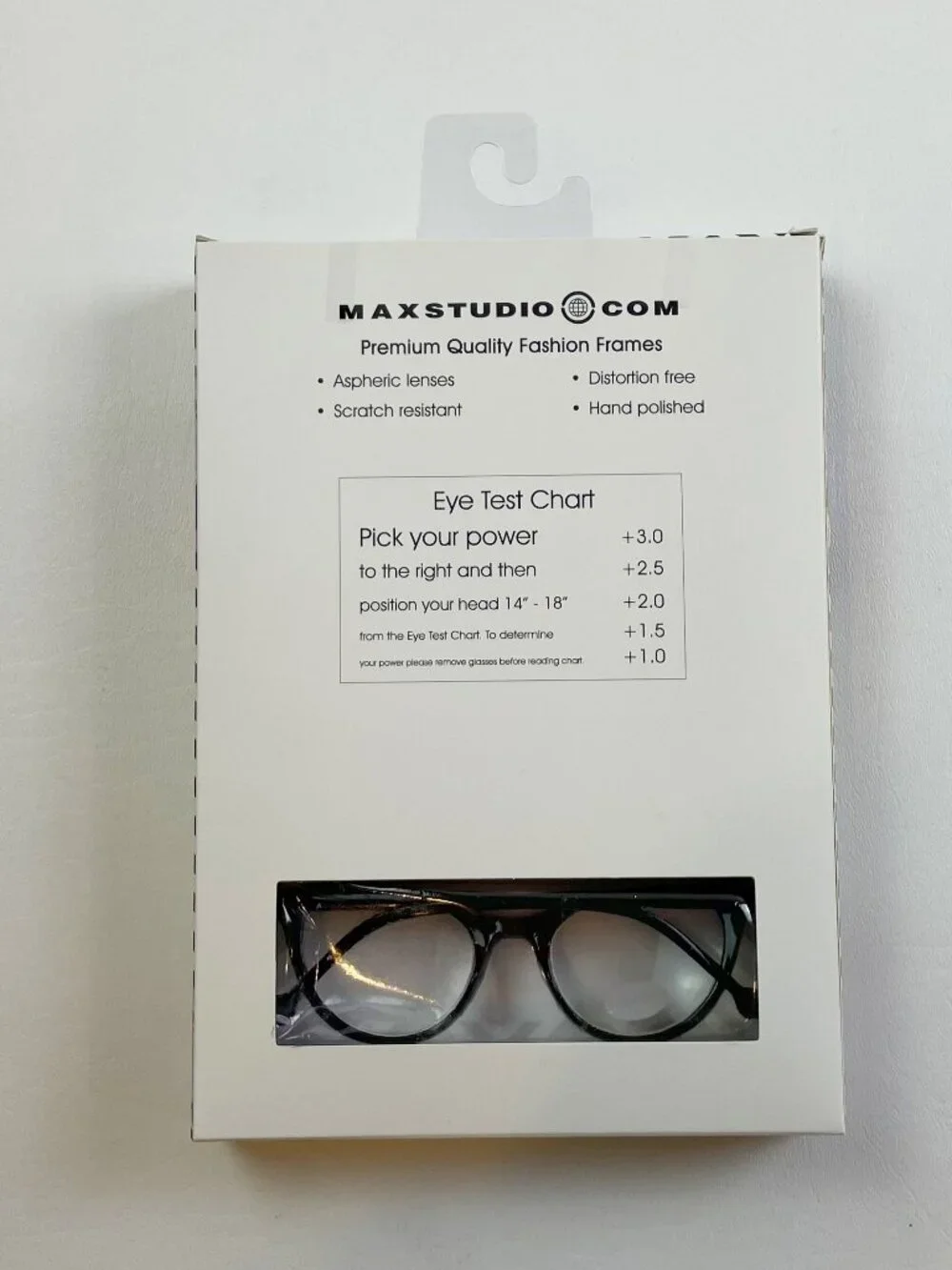 MaxStudio.com 3 Pack Reading Glasses +2.50 Black Honey Berry New